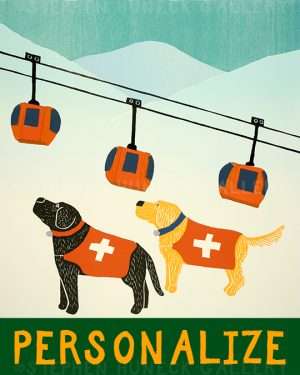 Ski Patrol - Customizable Print