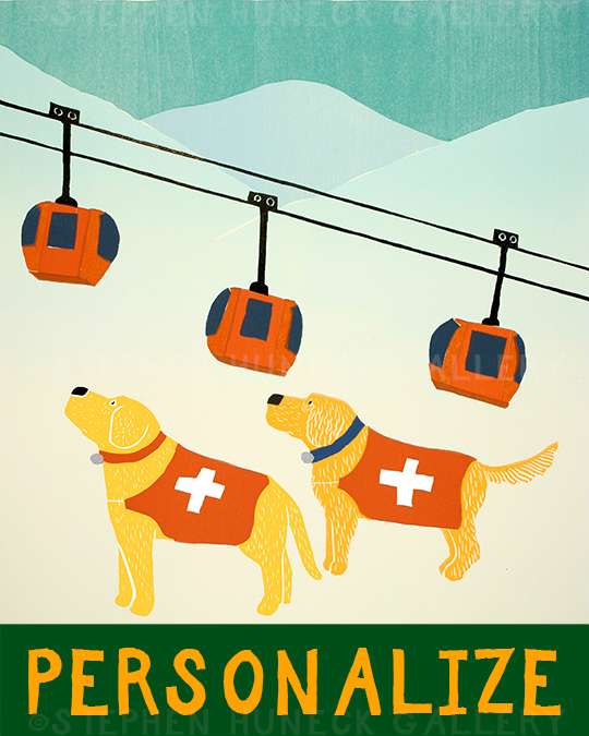 Ski Patrol - Customizable Print