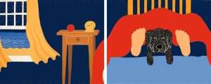 Bed Time - Diptych Print