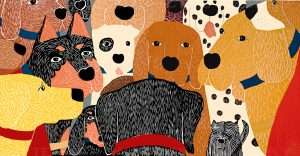 Dog Meeting - Full Edition Print