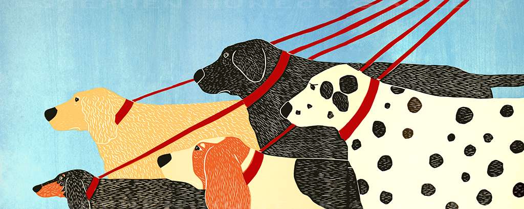 Dog Walker - Full Edition Print