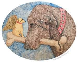Good Dog/Bad Dog - Crayon Print