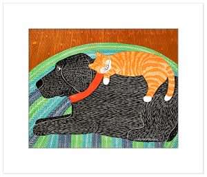 Catnap - Transparent Giclee