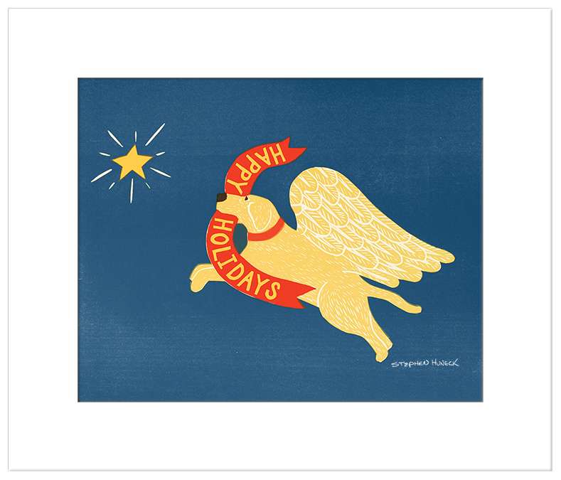 Happy Holidays - Transparent Giclee