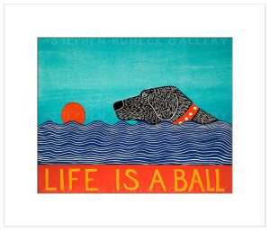Life is a Ball (Color Choice) - Transparent Giclee