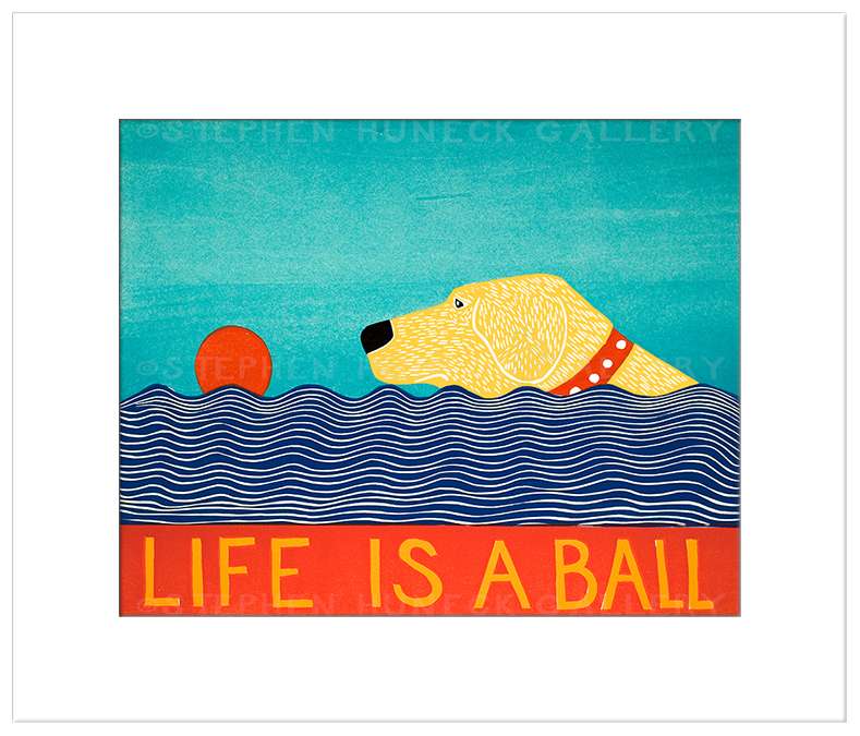 Life is a Ball (Color Choice) - Transparent Giclee