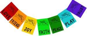 Small Paper Prayer Flags
