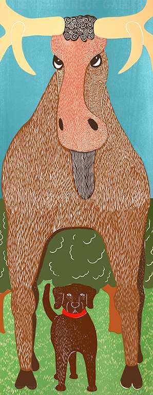 The Moose - Full Edition Print