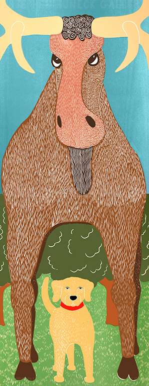 The Moose - Full Edition Print