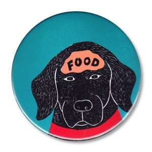 My Dog's Brain-FOOD - 2.25" Round