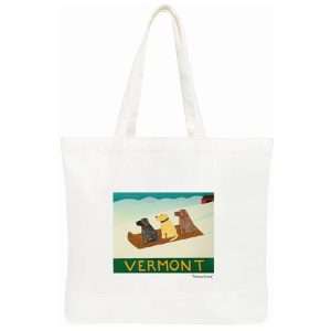Vermont Sled Dogs - Tote Bag