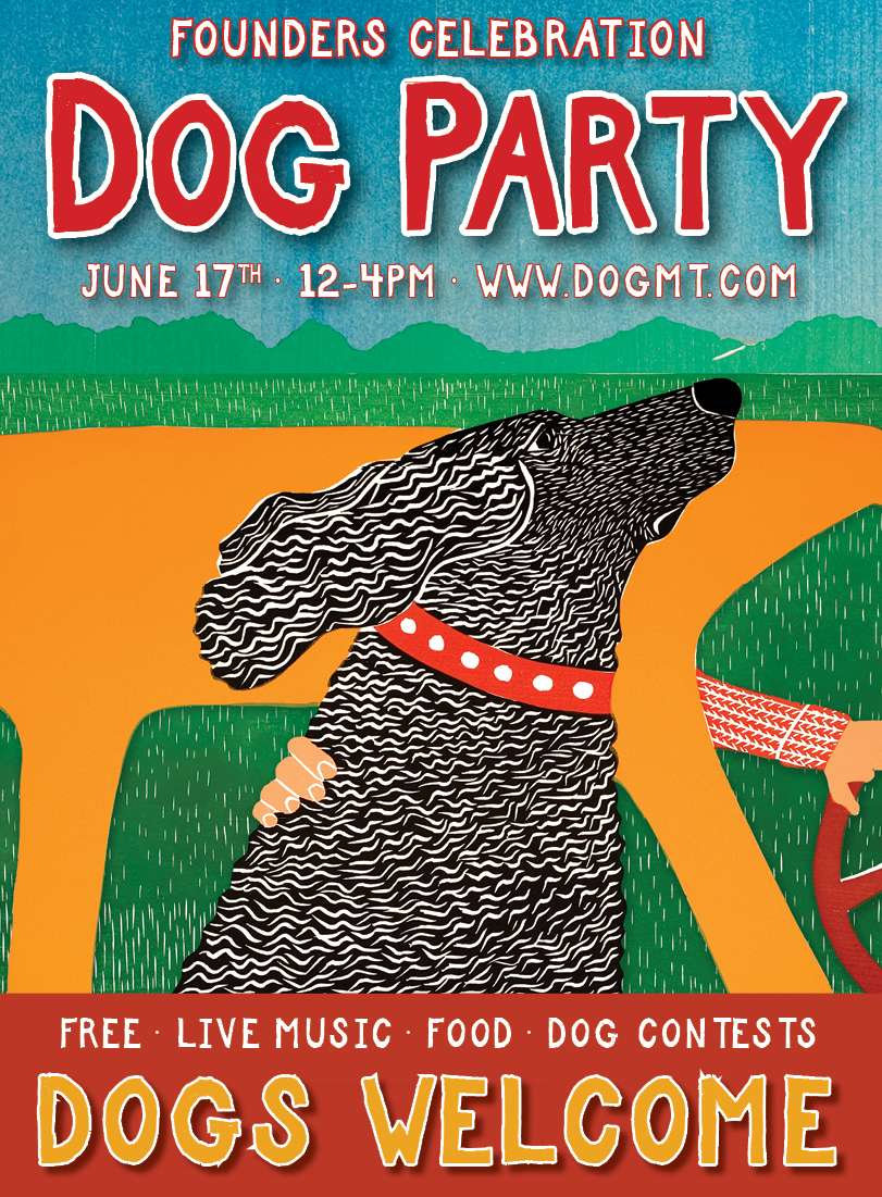 Founders Celebration Dog Party Poster 2023