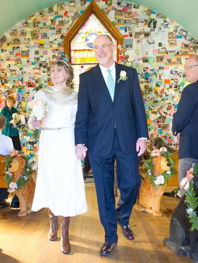 wedding in the Dog Chapel
