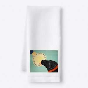 Dogs Like Jobs Tea Towel