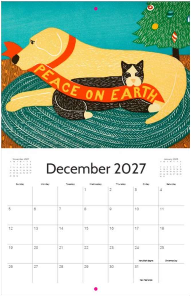 2027 Dog Mountain Calendar - Image 13