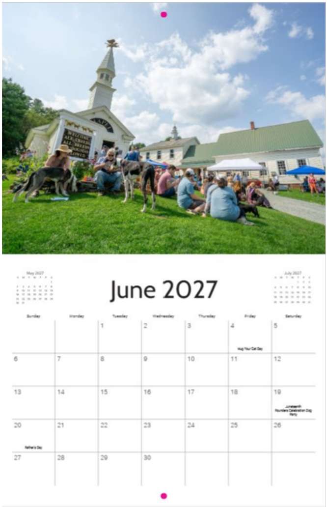 2027 Dog Mountain Calendar - Image 7