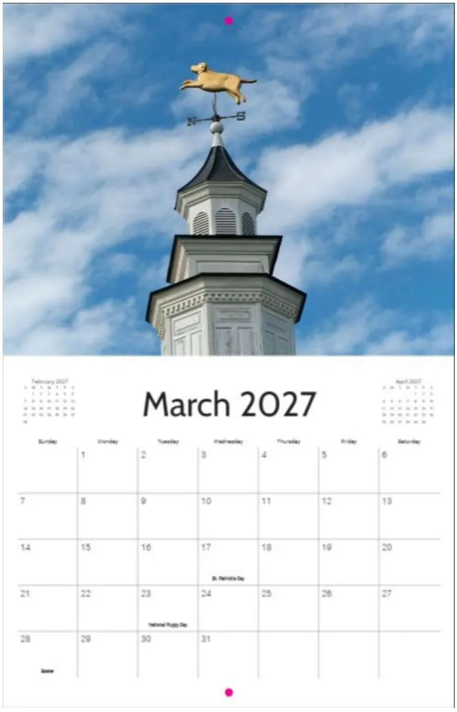 2027 Dog Mountain Calendar - Image 4